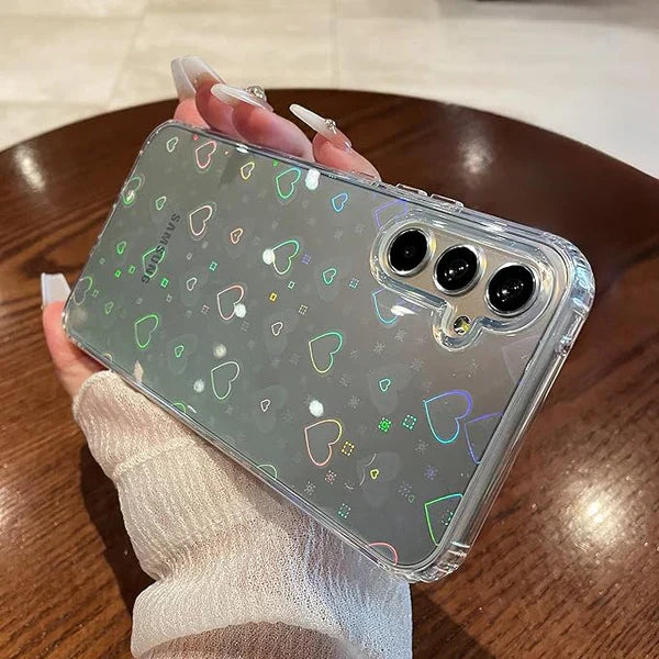 Holographic Heart Case