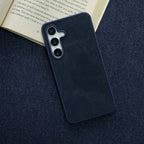Velvet Touch Luxe Case- Blue
