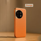 Lux Chorme Edge Leather Case