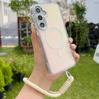 Aurora MagSafe Compatible Case With Lanyard - White